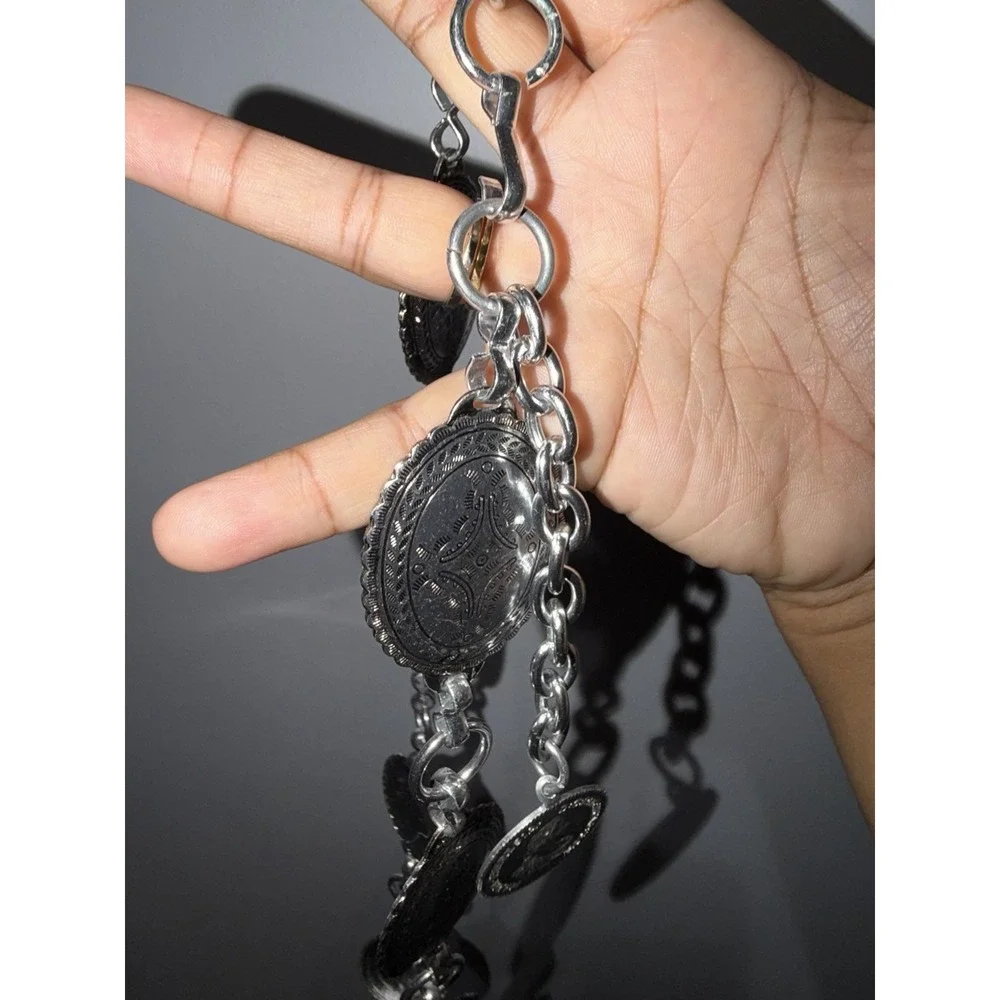 Boho Silver Belt Stylish Women's Fashion Western Concho 35-39